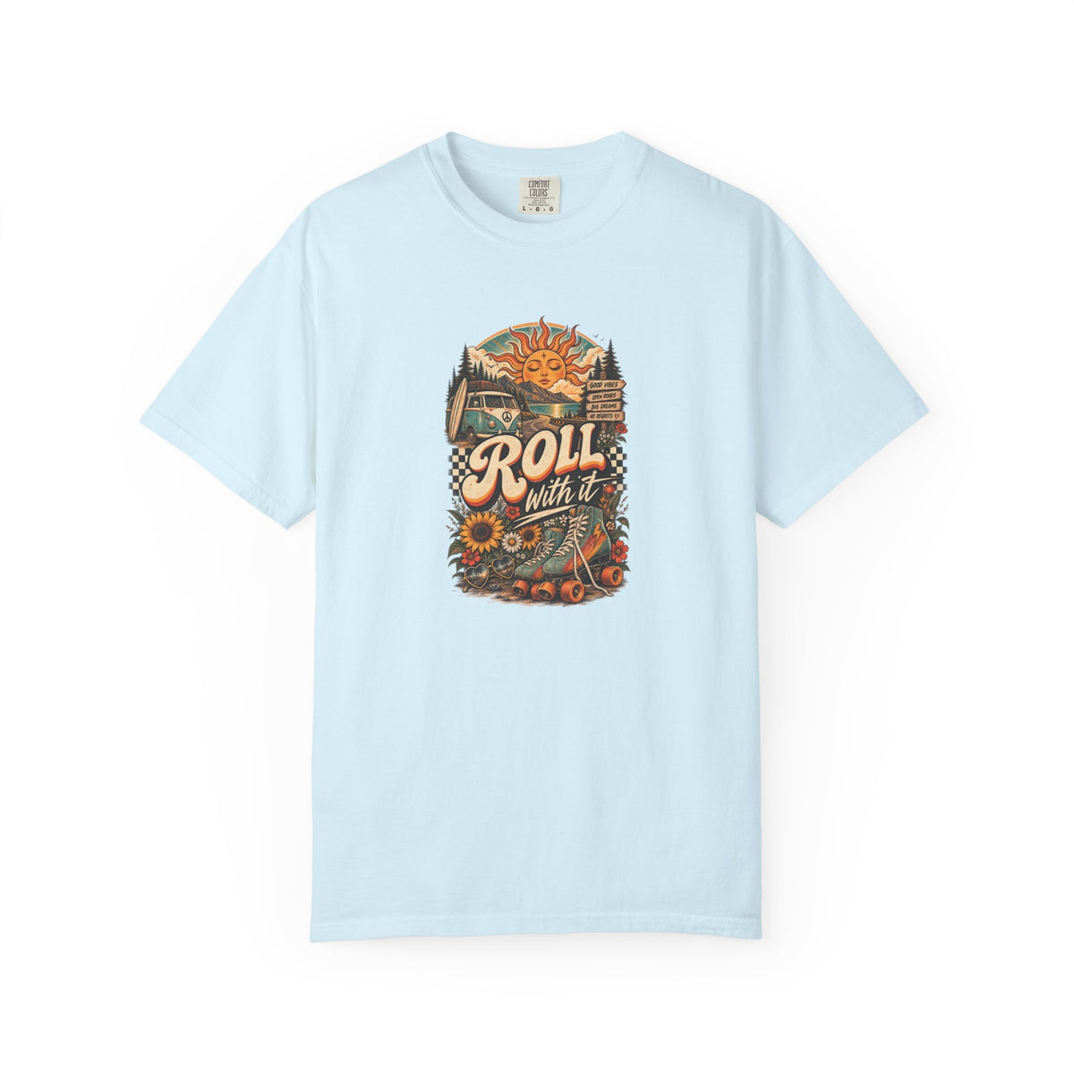 Roll With It – Retro Graphic Tee