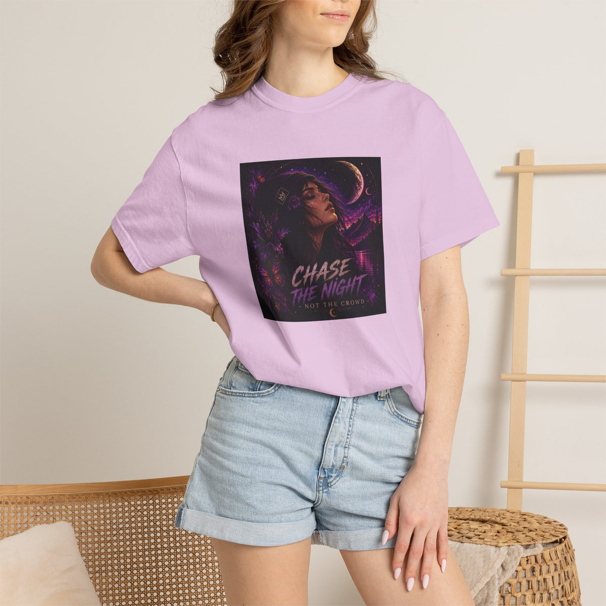 Chase the Night, Not the Crowd – Unisex Graphic Tee