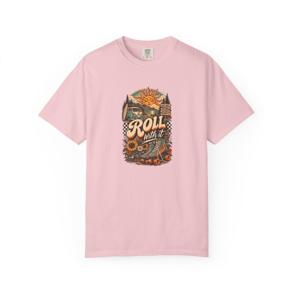Roll With It – Retro Graphic Tee