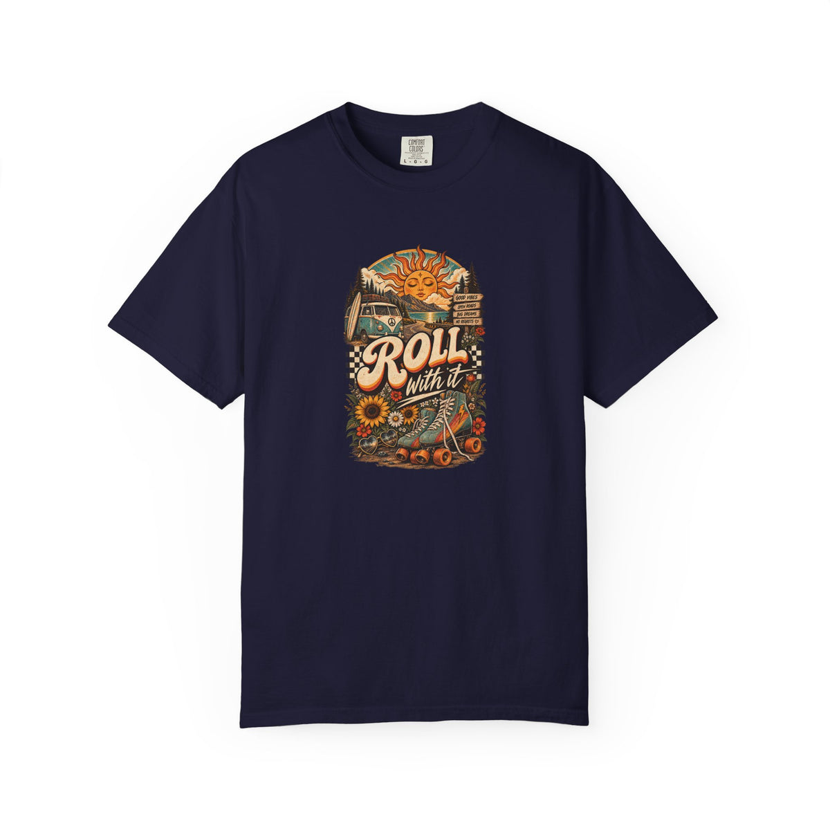 Roll With It – Retro Graphic Tee