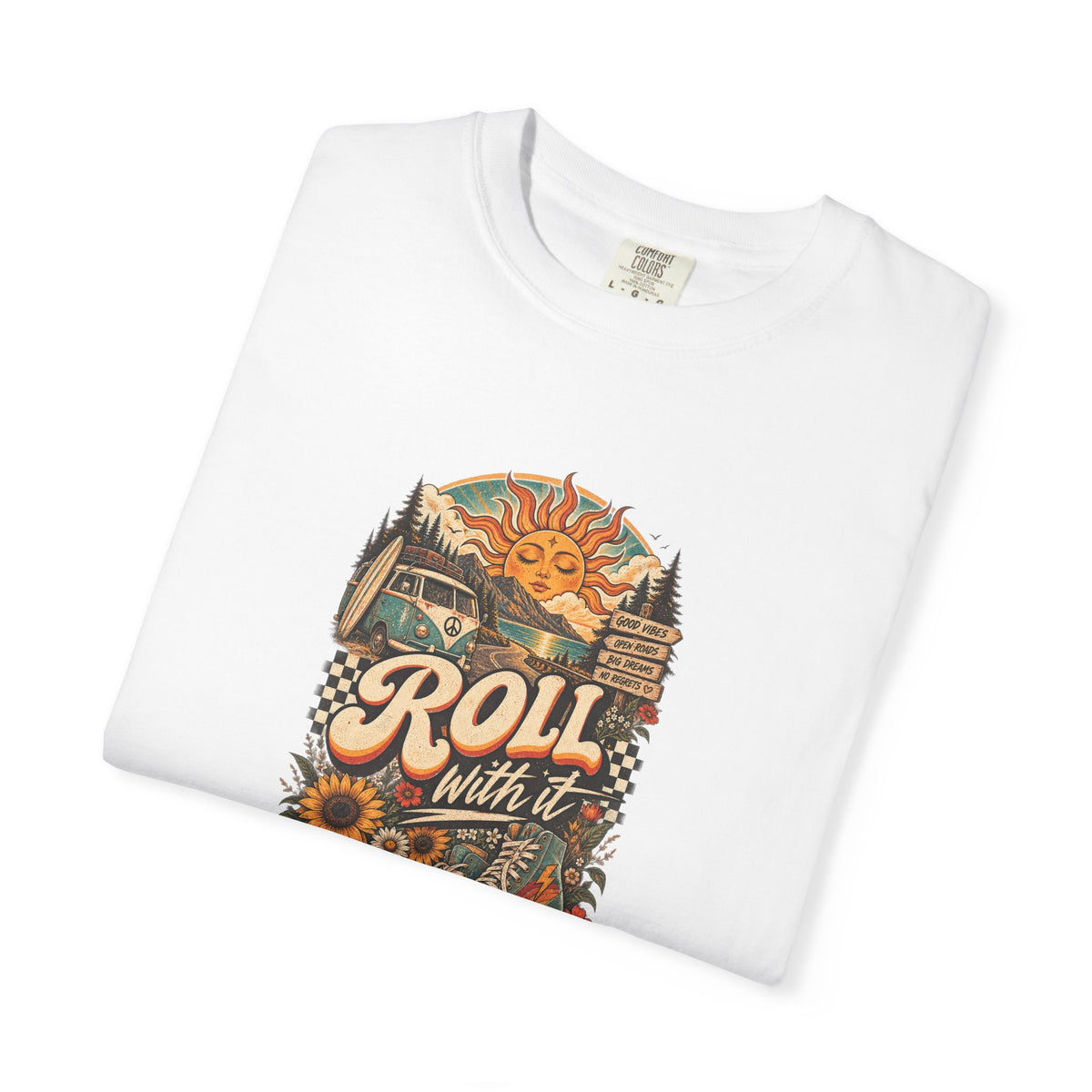 Roll With It – Retro Graphic Tee