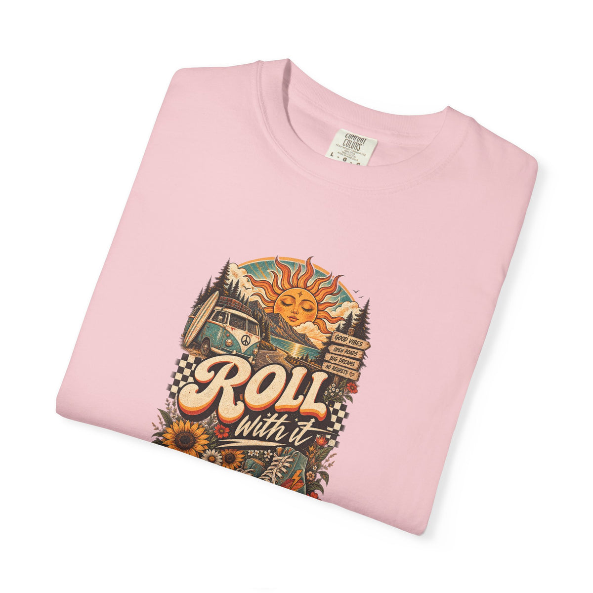 Roll With It – Retro Graphic Tee