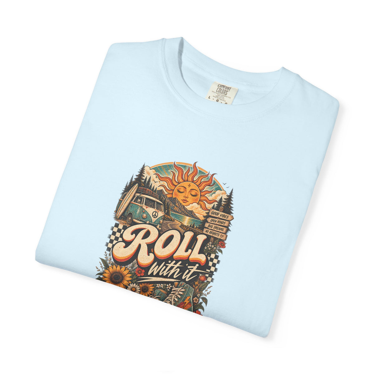 Roll With It – Retro Graphic Tee